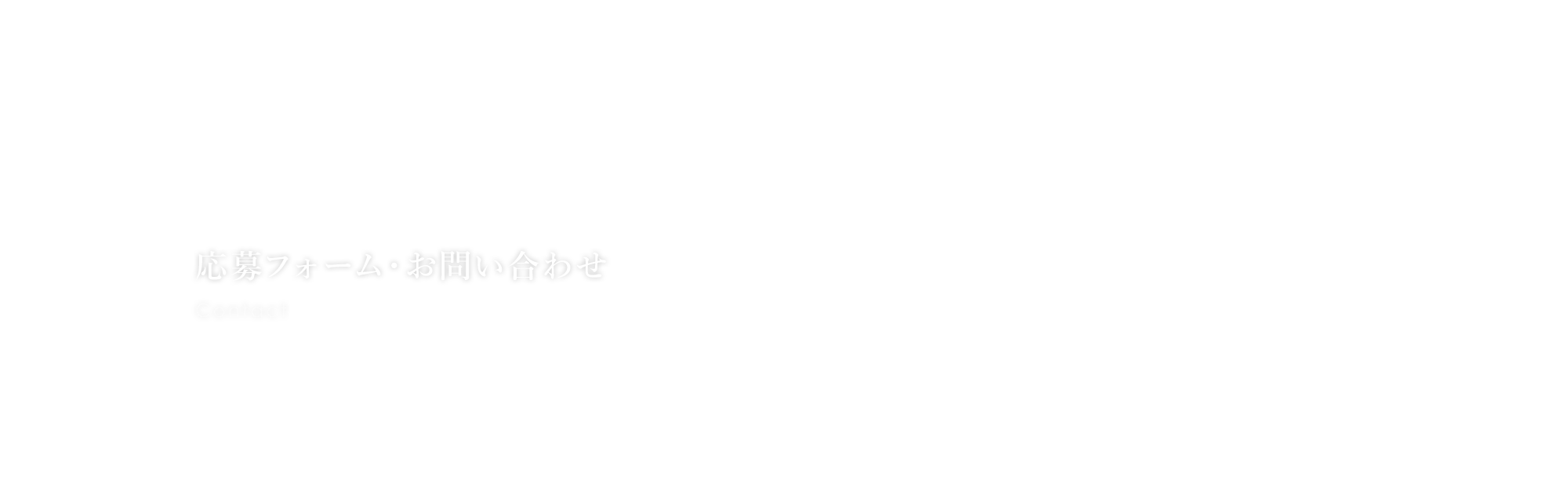 応募フォーム・お問い合わせ